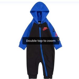 4 size Newborn Nike coveralls & a Blue Snowsuit (carters)